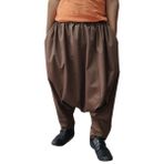 Kahverengi Yetişkin Erkek Şalvar - XL