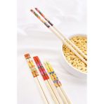 Kaia Life Bambu Chopstick Çubuk Yemek Çubuğu Yıkanabilir Tekrar Kullanılabilir (10 Çift- 20 Adet )
