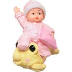 Kaia Life Decotown Hediyelik Sevimli Pembe Bebek Biblo Polyester Süs Eşyası