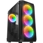 Kaia Life Everest X-Racer, Mesh, 600W, 4X12CM Rgb Fan, Temperli Cam Yan Panel, Atx, Gamıng Kasa