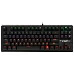 Kaia Life Gamdıas Hermes-E2, USB Kablolu, Ingilizce, Rainbow Backlight, Blue Mekanik Switch, Gaming Klavye