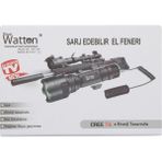 Kaia Life Güçlü Tüfek Aparat Uyumlu Şarjlı Fener Watton WT-149