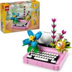 Kaia Life LEGO Creator Çiçekli 3'ü 1 Arada Çiçekli Daktilo Oyun Seti 31169