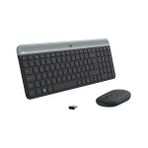 Kaia Life Logitech MK470 Siyah Kablosuz Klavye Mouse Set USB 10 m Menzil Aydınlatma Ergonomik Tasarım Ev Ofis İçin