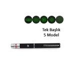 Kaia Life Yeşil Lazer Pointer 500 Mw 15 Km Etkili (Tek Başlık 5 Model)