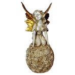 KAİDELİ MELEK, 33 cm, El Boyaması Biblo, Dekoratif El Sanatları, ev&ofis&bahçe özgün dekor ürünü