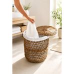 KaiHome Hasır Örme Kapaklı İçi Çıkartılabilir Düzenleyici/Organizer/Çamaşır Sepeti/Oyuncak Sepeti