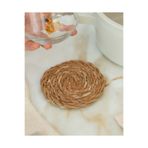 KaiHome Naturel Hasır 6lı Bardak Altlığı
