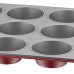 Kaiser Classic Plus 12'li Kırmızı Muffin Kalıbı