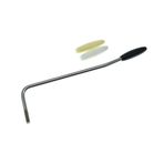 KAISH Paslanmaz Çelik ABD İplik Tremolo Trem Kol Whammy Bar Amerikan/Meksika Standardı veya Vintage Strat Nikel 3 İpucu ile Uyar