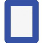 Kaizen Market Zemin Tanımlama Şekilleri Pvc A4 Çerçeve (4 Lü) - Mavi