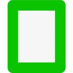 Kaizen Market Zemin Tanımlama Şekilleri Pvc A4 Çerçeve (4 Lü) - Yeşil