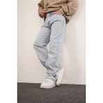 Kaizer Denim Erkek Buz Mavi Baggy Pantolon Rahat Kalıp Günlük Stil Model No Mzfr5 - 28
