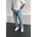 Kaizerdenim Erkek Şimşek Desenli Baggy Pantolon