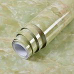 kajilai 0.5 m Mermer Desen Suya dayanıklı Moistureproof Çıkarılabilir Kendinden Yapışkanlı Duvar Kağıdı Kabuğu ve Sopa PVC Duvar Çıkartmaları Oturma Odası Banyo Mutfak Tezgahı 6#