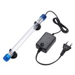 kajilai AC110-220V 7W UV Sterilizatör Mikrop Öldürücü Lamba Ultraviyole Filtre Işık Tüpü IP68 Akvaryum Balık Kavanozu için Su Direnci