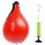 kajilai Boks Hız Topu PU Deri MMA Muay Thai Eğitim Vuruş Çantası Seti Şişirme Pompalı Boks Yumruk Topu