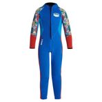 kajilai Boys 2.5mm Neopren Sıcak Tutmak Wetsuit UV Koruma Mayolar Çocuklar Uzun Kollu Dalgıç Takımları