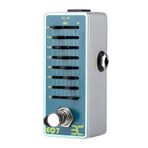kajilai EX EQ7 Gitar Ekolayzer Efekt Pedalı 7-Band EQ Full Metal Shell True Bypass