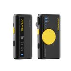 kajilai iRay DW10 Kablosuz Mikrofon Sistemi, 1 Alıcı + 1 Mikrofon ile 200M İletim Aralığı 15 saat Süre Akıllı Gürültü Azaltma Dahili BT 5.3 Android Telefonlarla Uyumlu Bilgisayar Dizüstü Bilgisayar