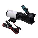 kajilai RV için Maceratör Pompası 12V Kendinden Emişli Kanalizasyon Pompası 3 inç Su Girişi Çift Dört Yapraklı Bıçak 45L DC RV Camper Karavan Karavan için Elektrikli Kanalizasyon Pompası Atık Kazıyıcı