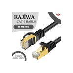 KAJİWA CAT7 15 Metre Ethernet Kablosu 10Gbps Premium İnternet Lan Kablo 15mt