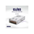 KAJİWA Mervesan 12v 30a Metal Kasa Adaptör Fanlı - Trafo 360 Watt -mrwpower