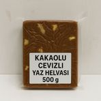 KAKAOLU CEVİZLİ YAZ HELVASI 500 Gr
