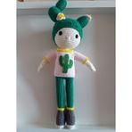 Kaktüs Bebek Amigurumi Organik Oyuncak