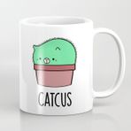 Kaktüs Catcus Porselen Kupa Bardak