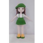 Kaktüs Güzeli Bebek Amigurumi Organik Oyuncak