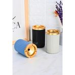 KaktüsKedi Gold Kapaklı Kokusuz Küllük Siyah, 7480000717828