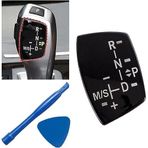 Kakulkomen Car Interior Sticker B-mw- X1 X3 X5 X6 M3 M5 F01 F10 F30 F35 F15 F16 F18 Gear Shift Knob Panel Trim Cover (Spor) için