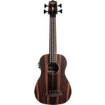Kala U-Bass Şeritli Abanoz Elektro Akustik Mini Bas Gitar
