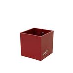 Kalamitica manyetik tencere Wandaufbewahrung veya duvar dekorasyonu için, Form küp, Kırmızı, 6,5 x 6,5 x 6,5 cm