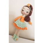 Kalanşo Çiçek Bebek Amigurumi Organik Oyuncak