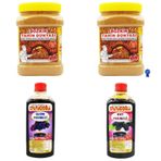 Kalaycıoğlu 2x935 gr Bozkır Çifte Kavrulmuş Kepekli Tahin + 950 gr Üzüm Pekmezi + 950 gr Dut Pekmezi