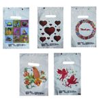 Kalbi Ticaret Beyaz Poşet 100'lü No 0 Takviyeli Poşet 20x30 cm El Geçme Baskılı Poşet Blok Poşet