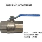 Kalde 1 1/4" Küresel Su Vanası DN32 - Water Valve PN25