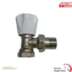 Kalde 1/2'''' Köşe Radyatör Vanası Petek Kalorifer Vanası Düz Uçlu