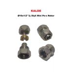 Kalde Ø16X1/2" Iç Dişli Mini Pex Rekor - Mobil Sistem Boru Bağlantı Rekoru