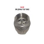 Kalde (2'li Paket) 11/4" DN32 Sarı/krom Dik Çekvalf - Vertical Check Valve