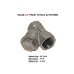 KALDE 3/4" Sarı / Krom Pislik Tutucu Su Filtresi Dn20 - Threaded Strainer