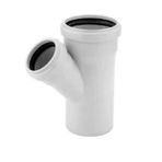 Kalde 45 Derece 110x75 cm 3.2 Pvc-u Tek Çatal