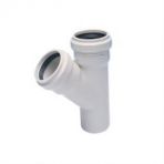 Kalde 45 Derece 50x50 cm 3.2 Pvc-u Tek Çatal