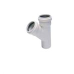 Kalde 45 Derece 75x50 cm 3.2 Pvc-u Tek Çatal