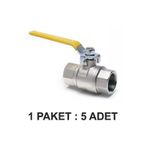 Kalde Doğalgaz Vanası Küresel 3/4’’ Paket 5 Li