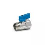 Kalde Mini Küresel Vana - 1/2" Mavi
