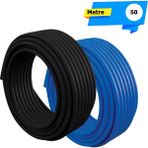 Kalde PE100 25X16 Atü Mavi-Siyah Polietilen Kangal Boru Orijinal 50 Metre