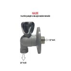 Kalde Plastik Pprc Çamaşır Musluğu 3/4"X1/2"